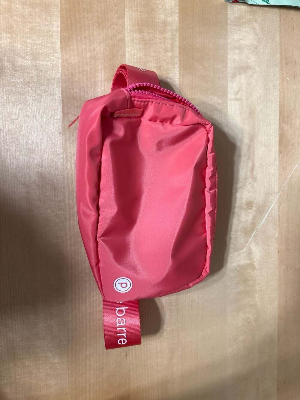 Pure Barre Pink Nylon Belt Bag Fanny Pack